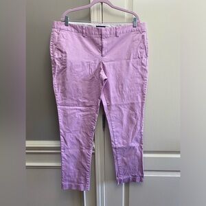 Land’s End Women’s 18P Lavender straight leg chinos
